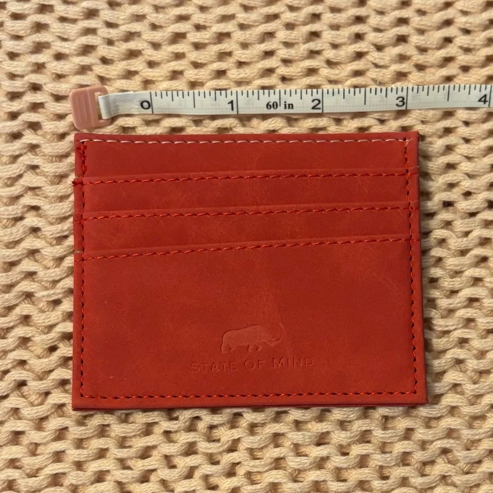 State of Mind Vibrant Red Card Holder.